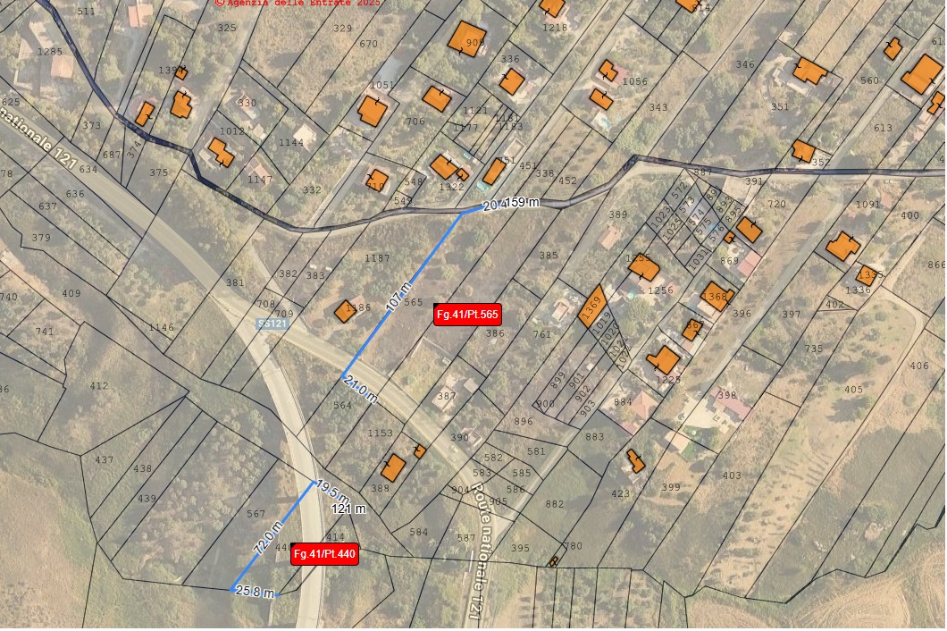 MISILMERI – SVINCOLO SS121 TERRENO AGRICOLO SEMINATIVO